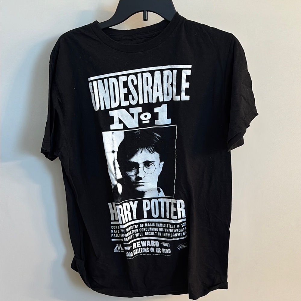 Warner Bros. Black Harry Potter Undesirable No. 1 Tee